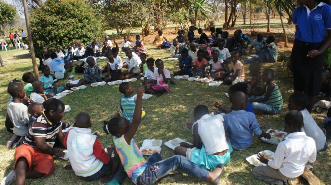 Schüler in Sambia
