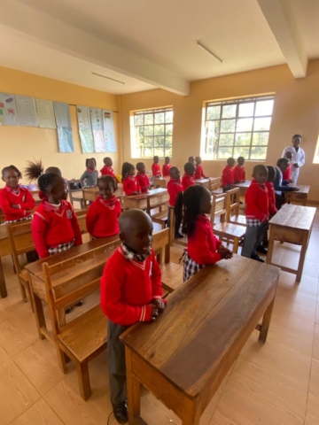 Grundschule in Meru in Kenia